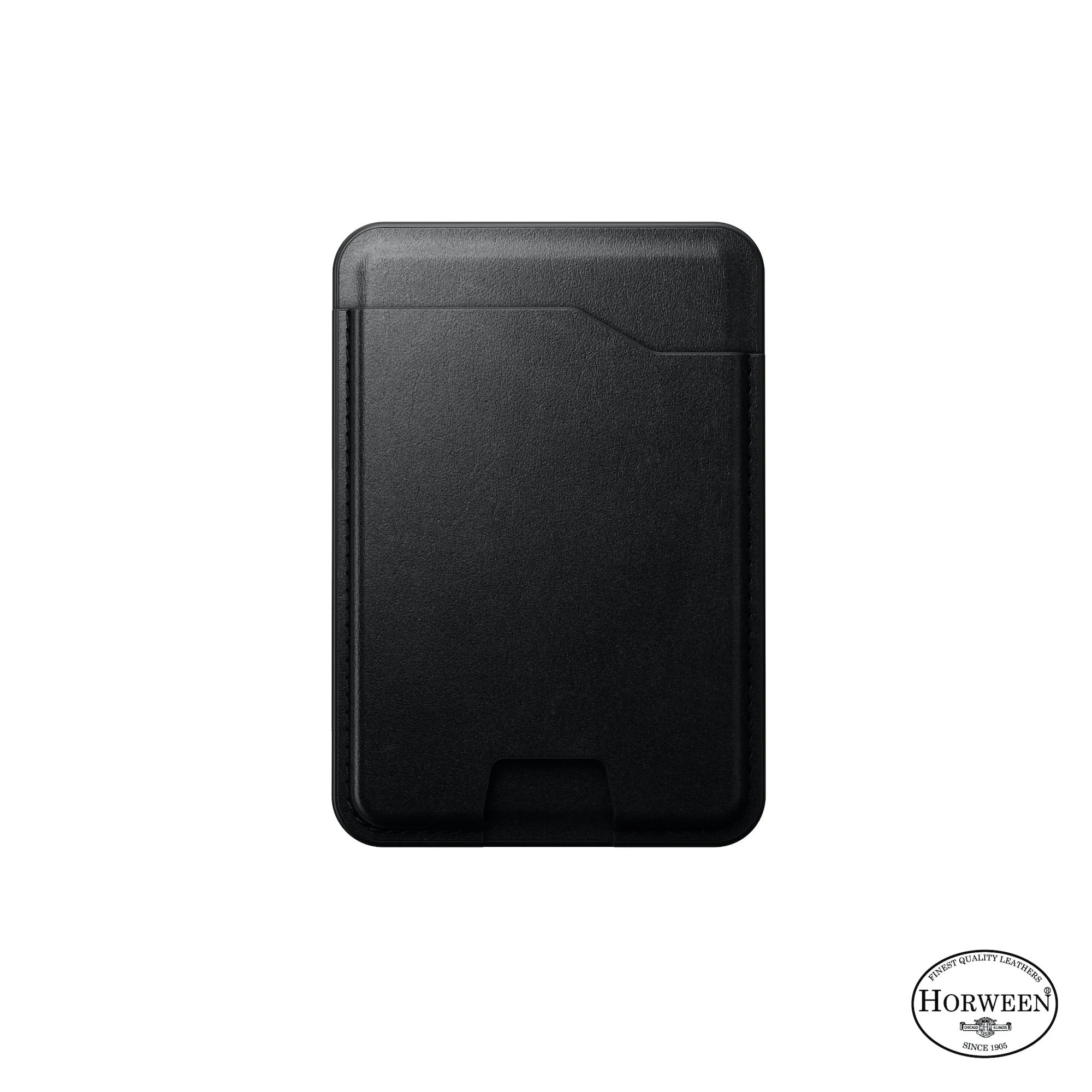 Nomad Leather Magsafe Wallet with Find My Tracking - Black