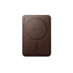 Nomad Leather Magsafe Wallet with Find My Tracking - Brown
