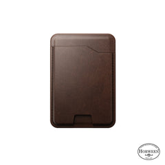 Nomad Leather Magsafe Wallet with Find My Tracking - Brown