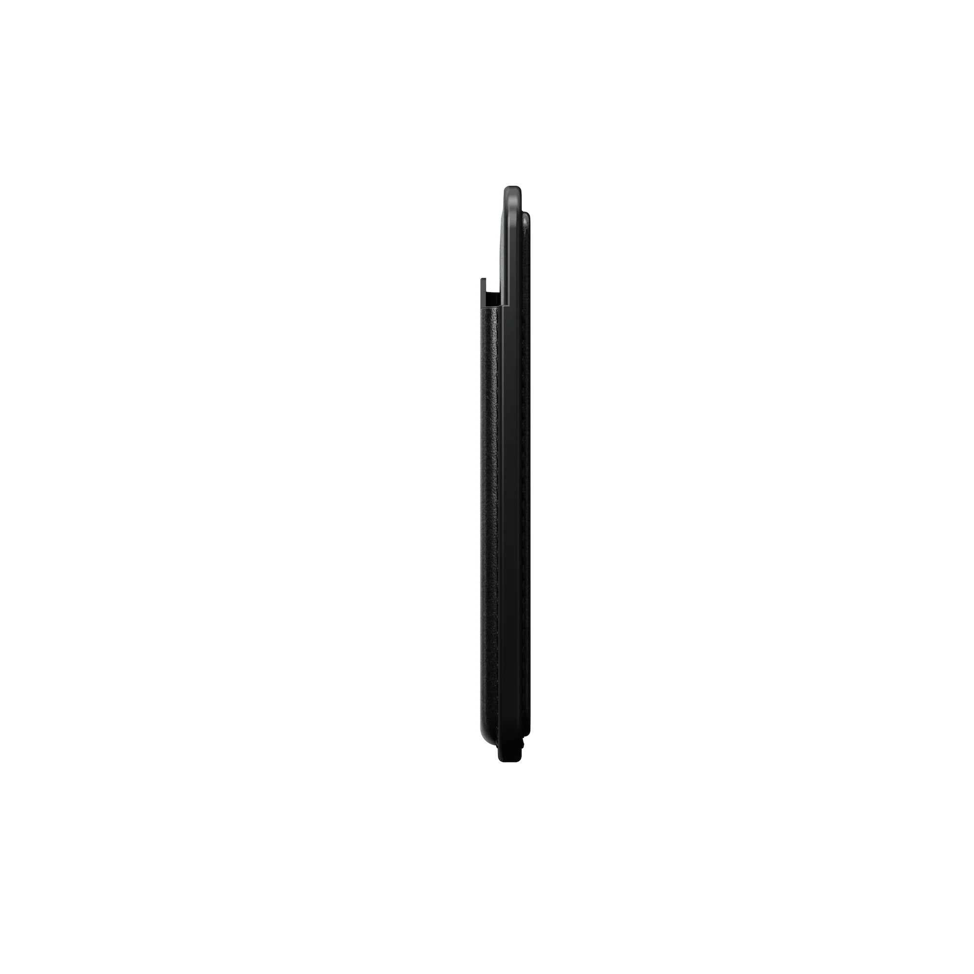 Nomad Leather Magsafe Wallet with Find My Tracking - Black