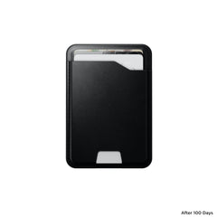 Nomad Leather Magsafe Wallet with Find My Tracking - Black
