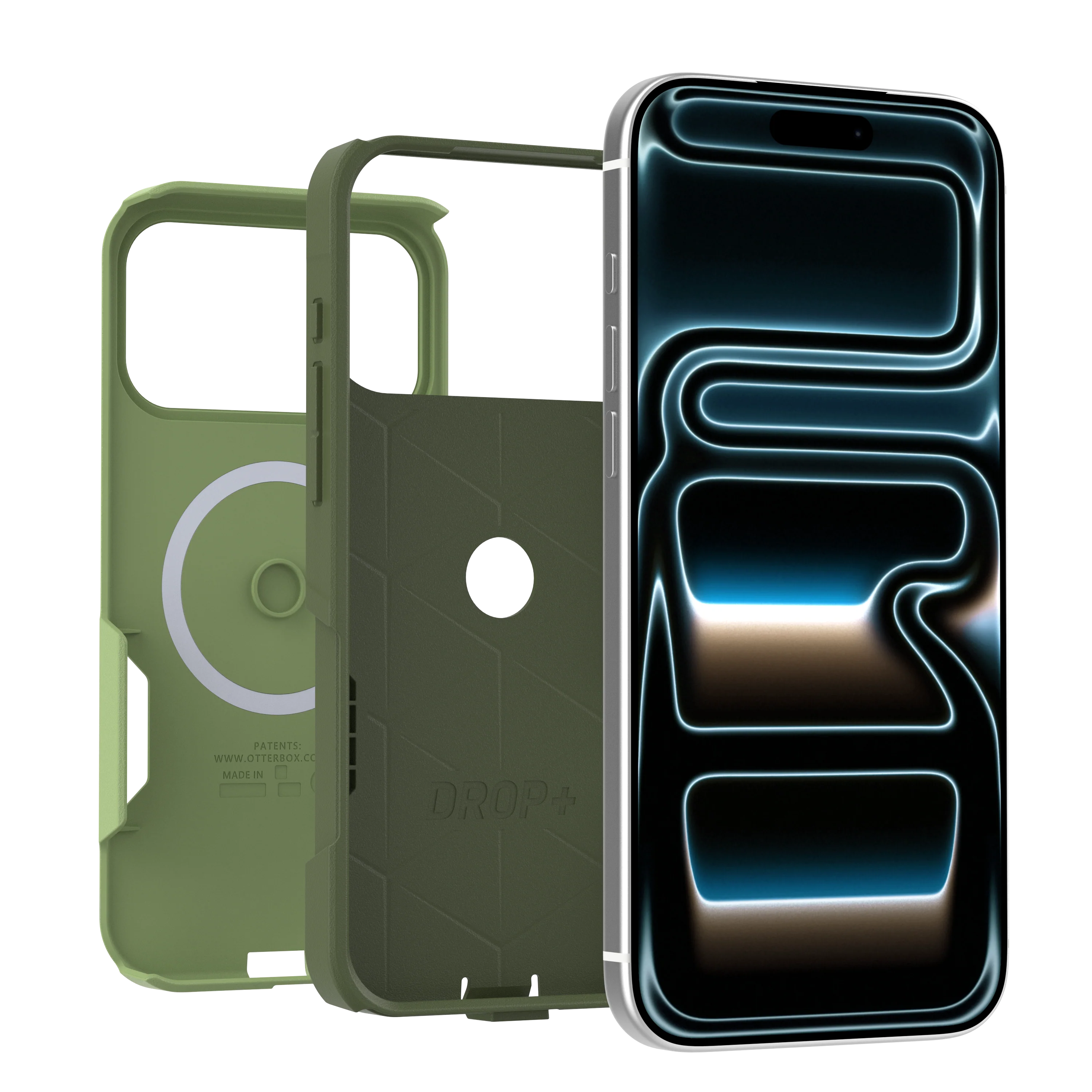 OtterBox Commuter Case for iPhone 18 Pro 6.3 - Keyframe Green