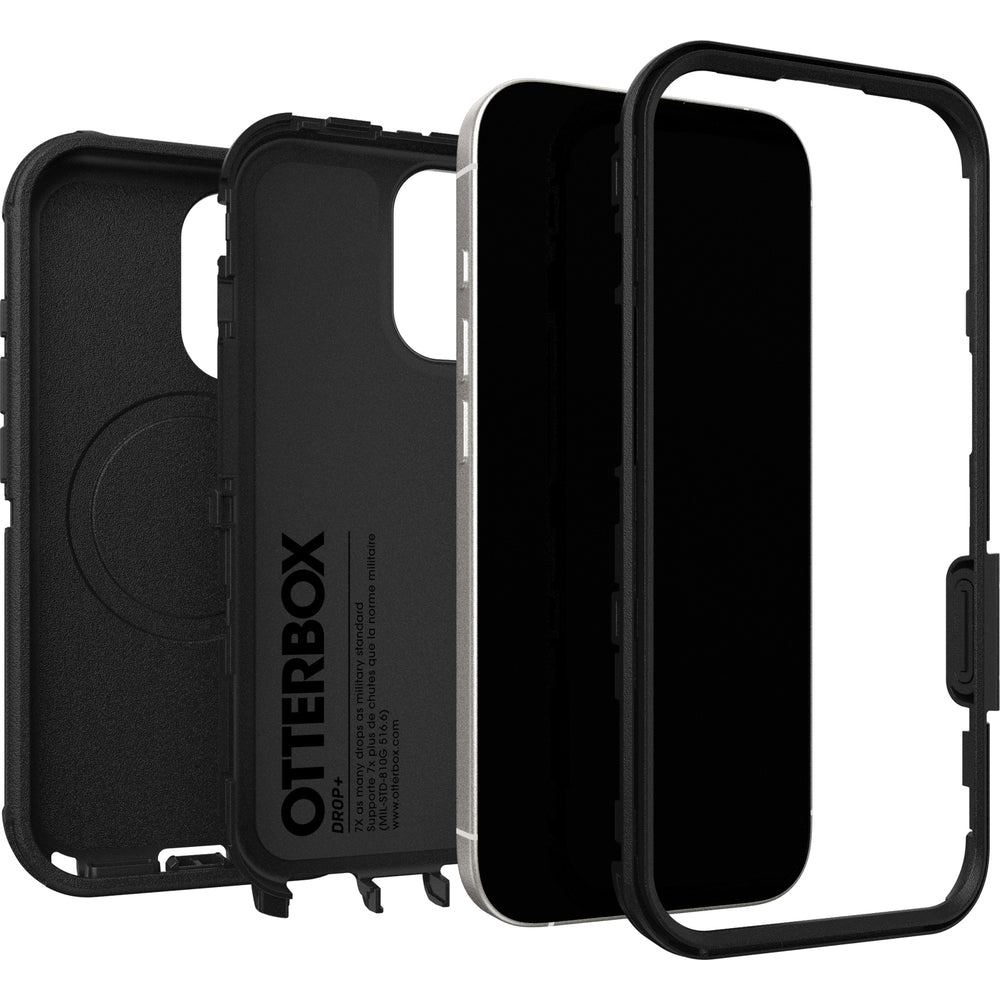 otterbox defender magsafe case for iphone 17 standard black drop tested