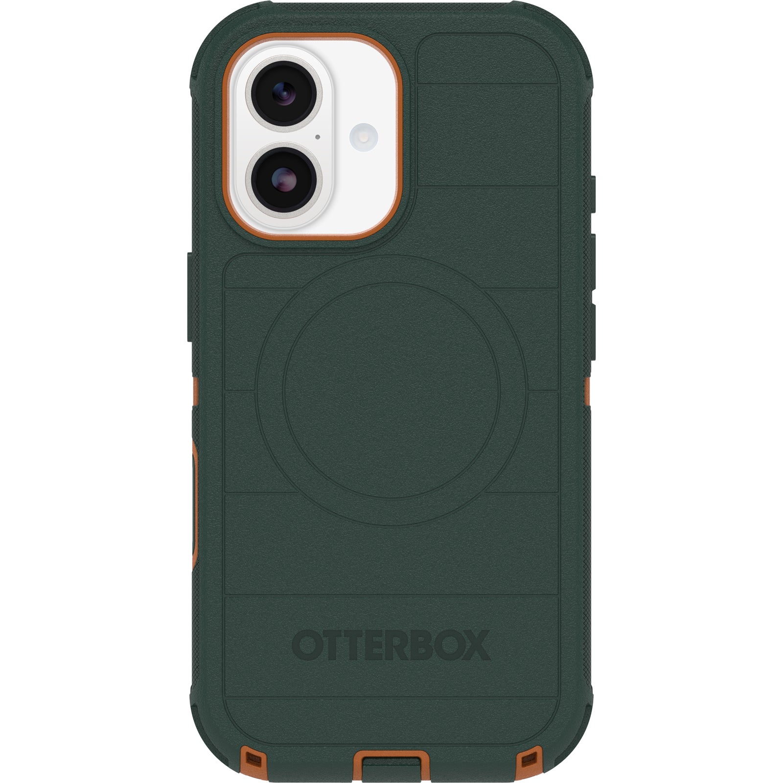 otterbox defender magsafe case for iphone 17 standard green camera button