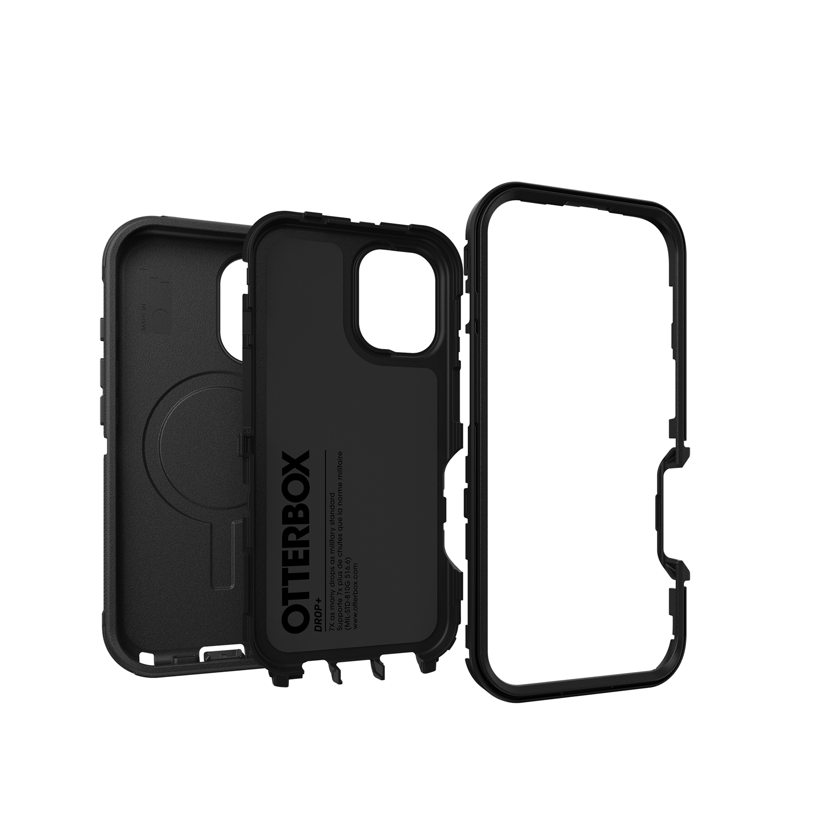 OtterBox Defender with MagSafe for iPhone 16 Standard 6.1 Case - Black