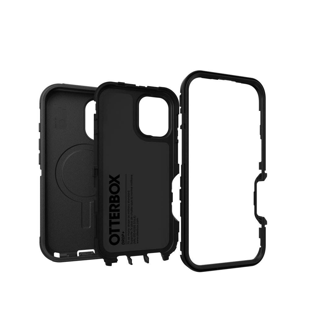 OtterBox Defender with MagSafe for iPhone 16 Standard 6.1 Case - Black