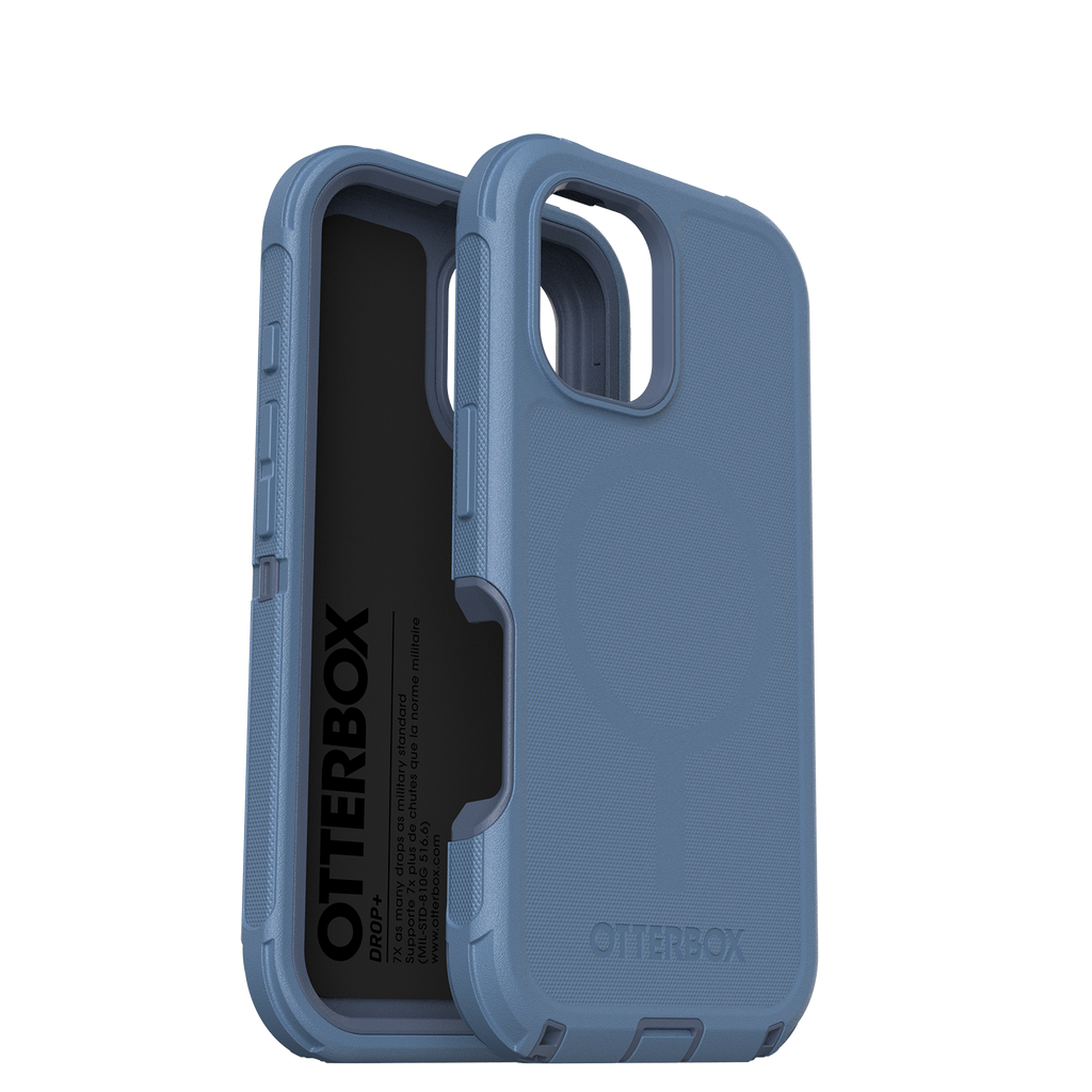 OtterBox Defender with MagSafe for iPhone 16 Standard 6.1 Case - Baby Blue Jeans