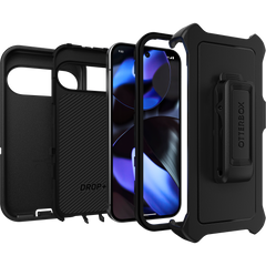 Otterbox Defender Rugged Case Belt Clip Holster for Google Pixel 9 / 9 Pro - Black