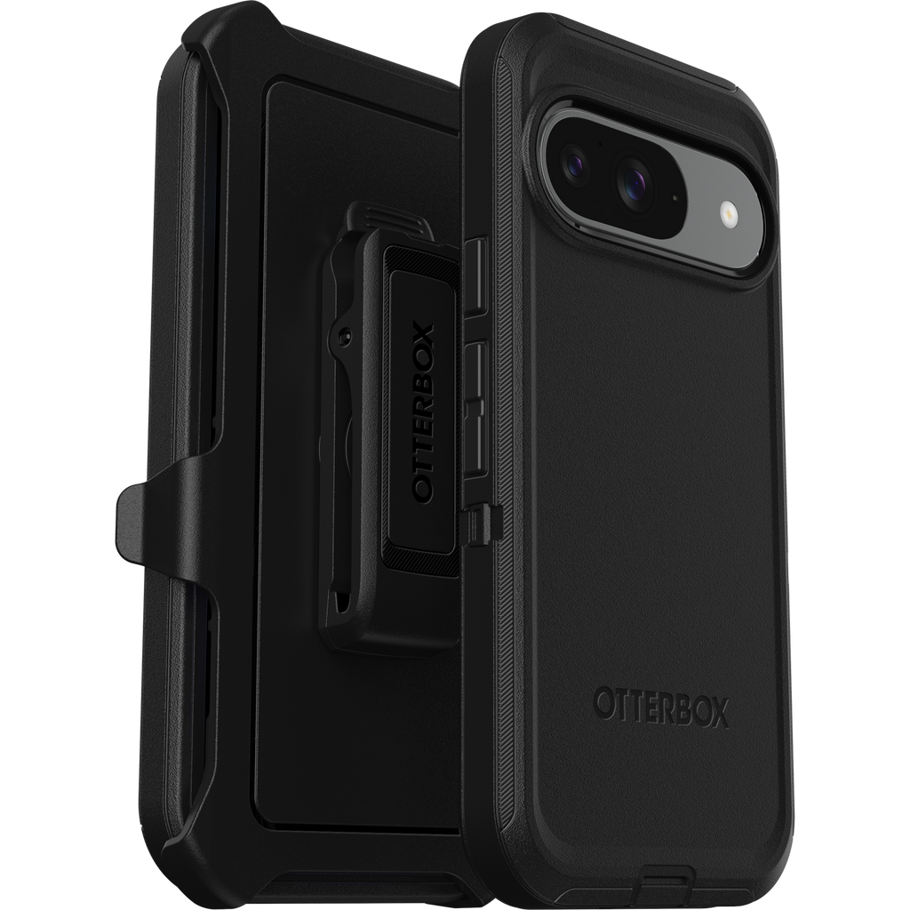 Otterbox Defender Rugged Case Belt Clip Holster for Google Pixel 9 / 9 Pro - Black