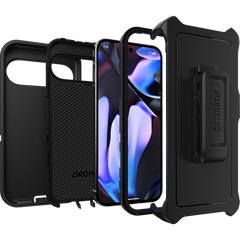 Otterbox Defender Rugged Case Belt Clip Holster for Google Pixel 9 Pro XL - Black