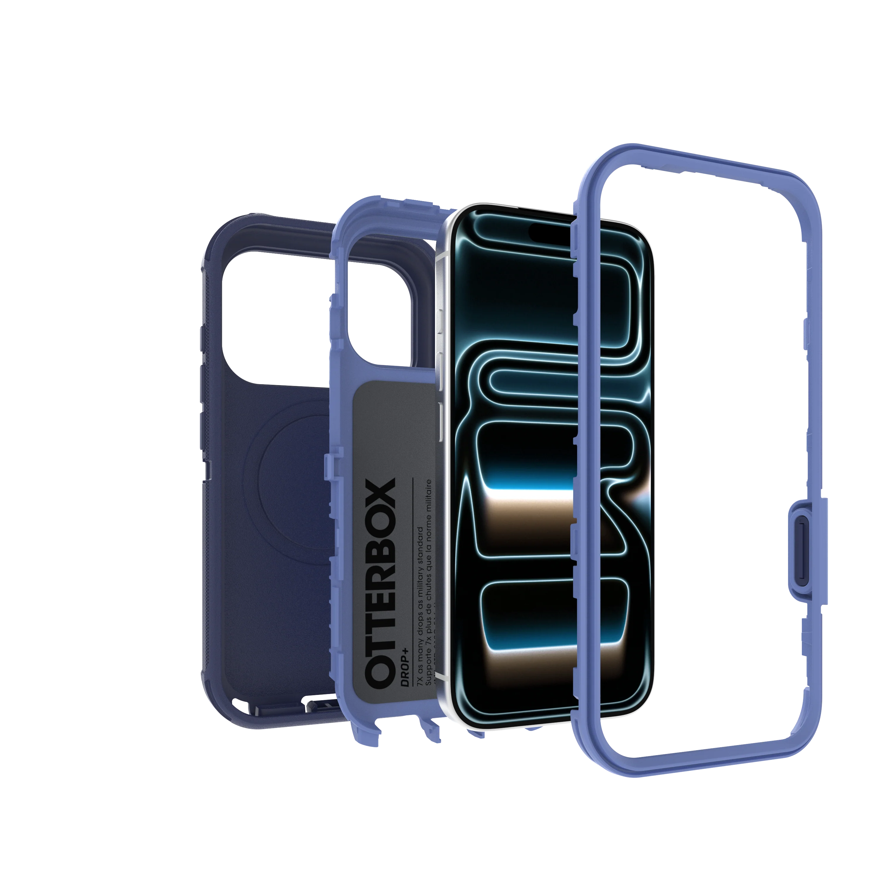 OtterBox Defender Pro Case for iPhone 18 Pro 6.3 - Witherwill Blue