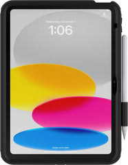 OtterBox Defender with Screen Protector, Kickstand, Asset Tagging for iPad 10th 11th A16 10.9" - Black (Pro-Pack)