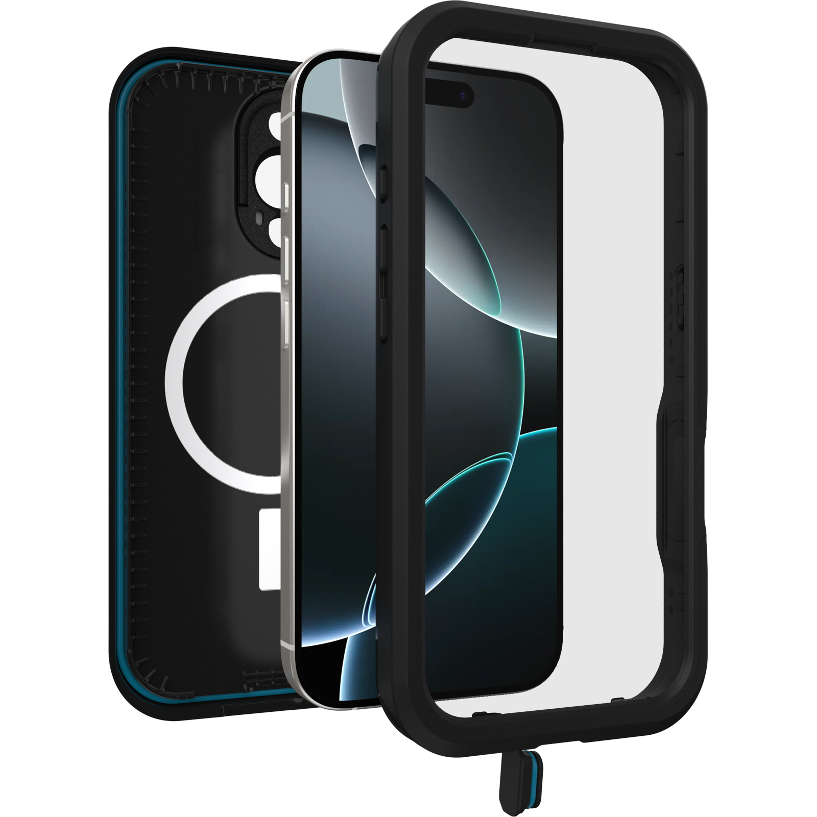 Otterbox (Lifeproof) FRE MagSafe Waterproof Case for iPhone 16 Pro - Black