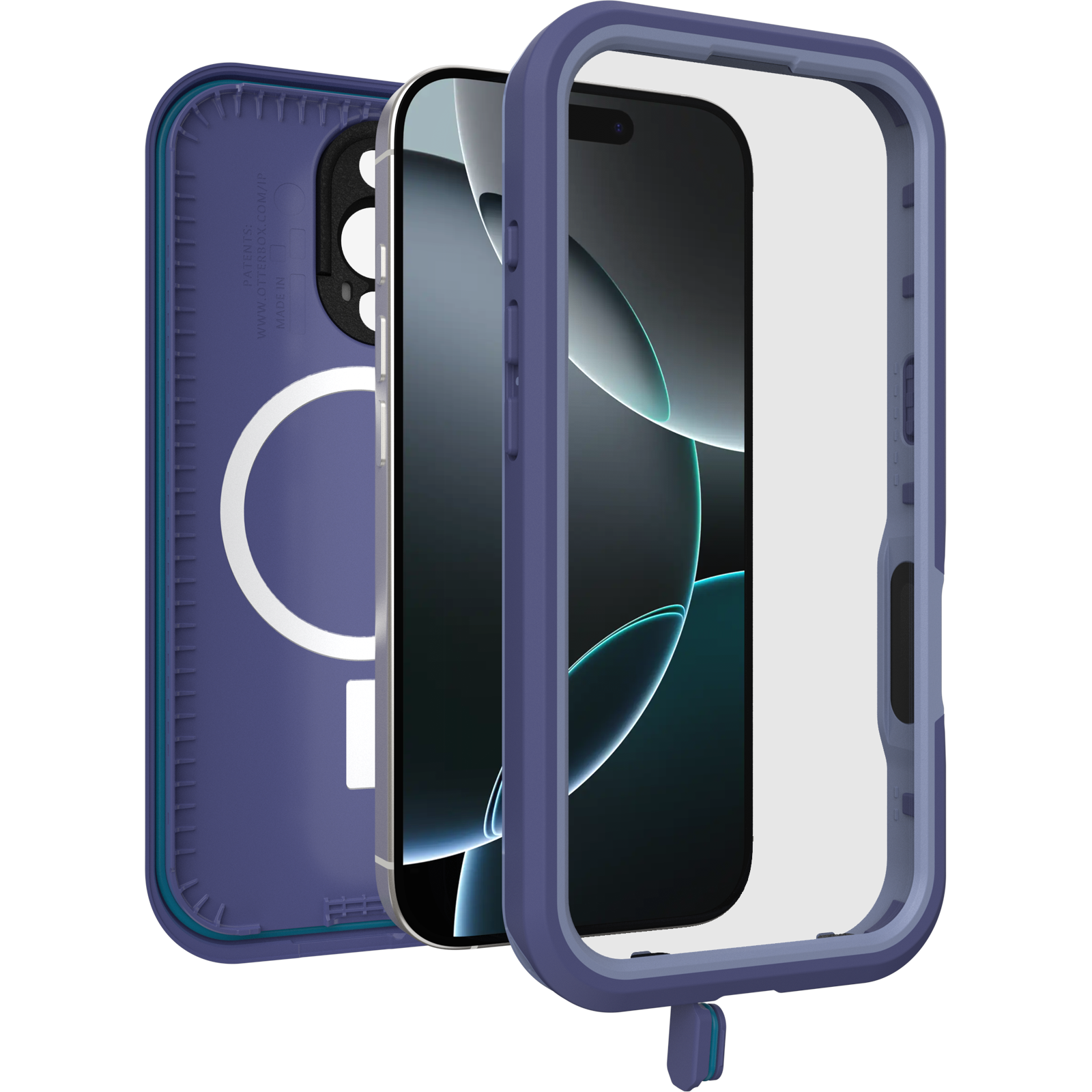 Otterbox (Lifeproof) FRE MagSafe Waterproof Case for iPhone 16 Pro - Purple