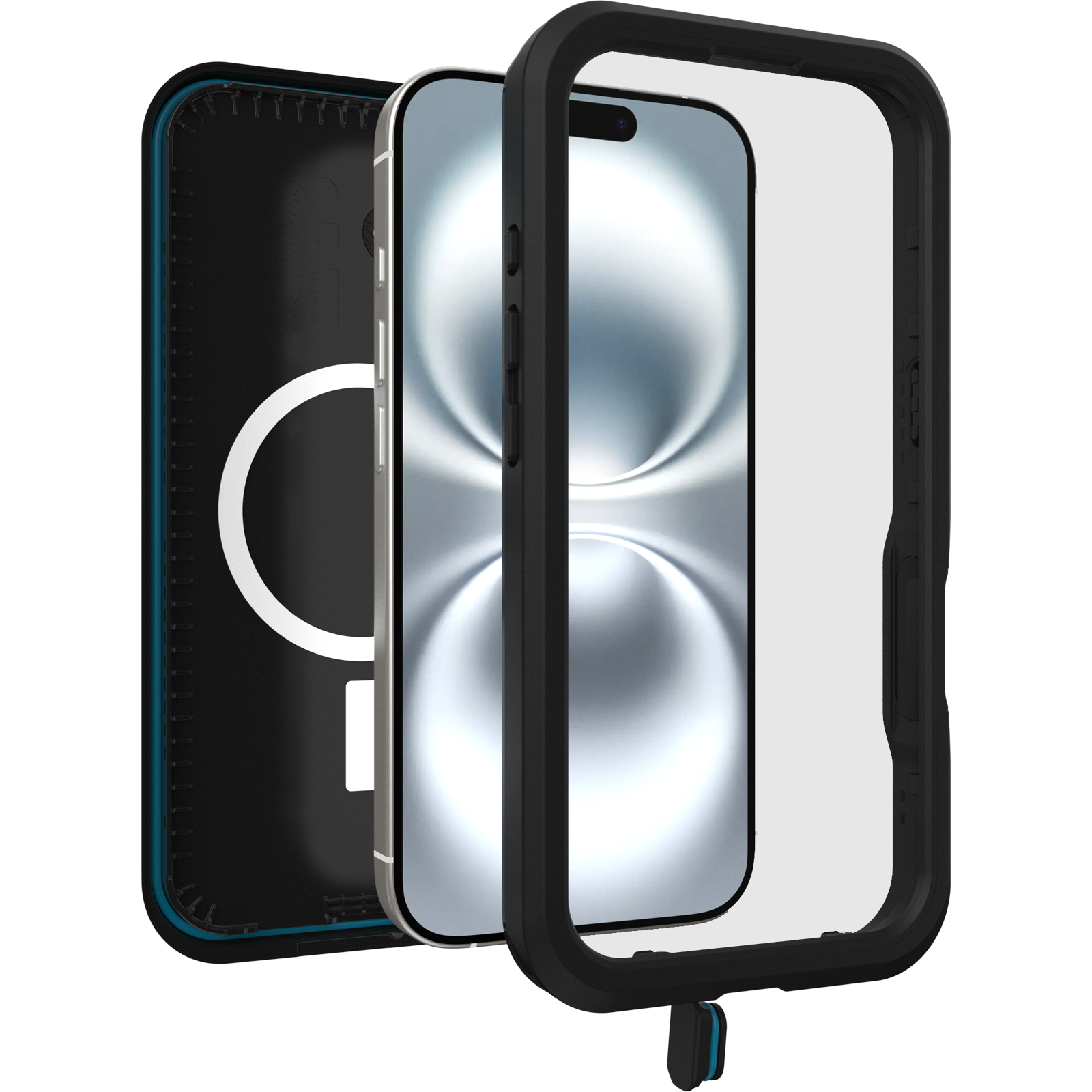 Otterbox (Lifeproof) FRE MagSafe Waterproof Case for iPhone 16 Standard - Black