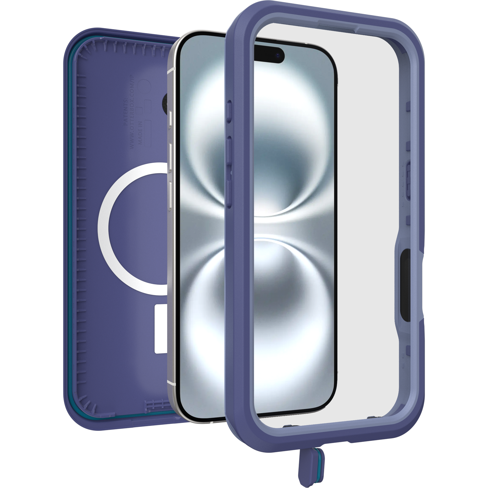 OtterBox FRE Waterproof MagSafe Case iPhone 16 Standard 6.1 Case - Denver Dusk Purple