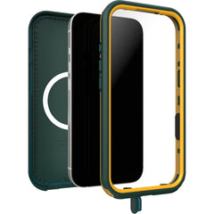 otterbox fre magsafe case for iphone 17 standard green camera button