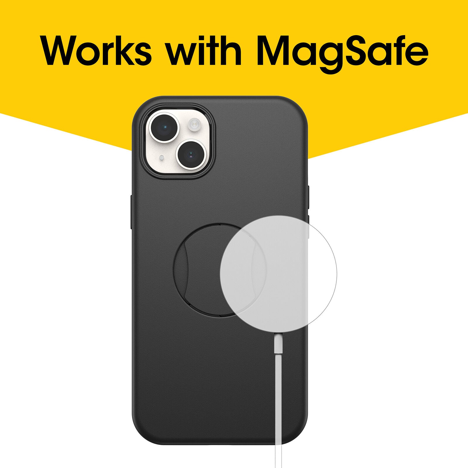 OtterGrip Symmetry Case with MagSafe iPhone 14 / 13 - Black