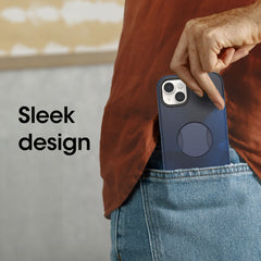 OtterGrip Symmetry Case with MagSafe iPhone 14 Plus / 15 Plus 6.7 inch Storm Blue