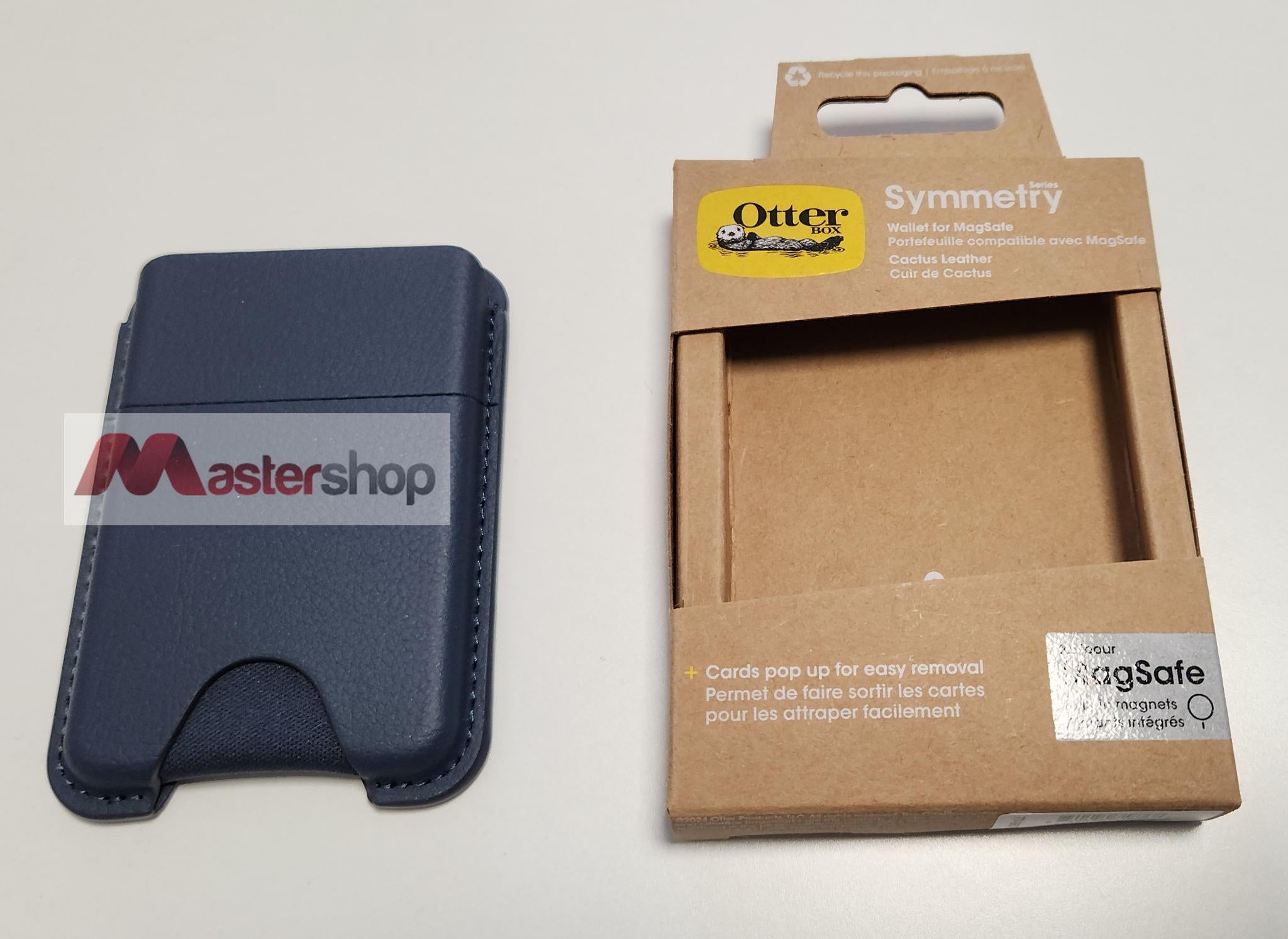OtterBox Symmetry Magnetic Cactus Leather Wallet Attachment - Riverside Blue