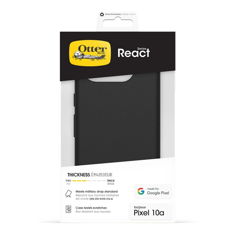 Otterbox React Case for Pixel 10a - Black