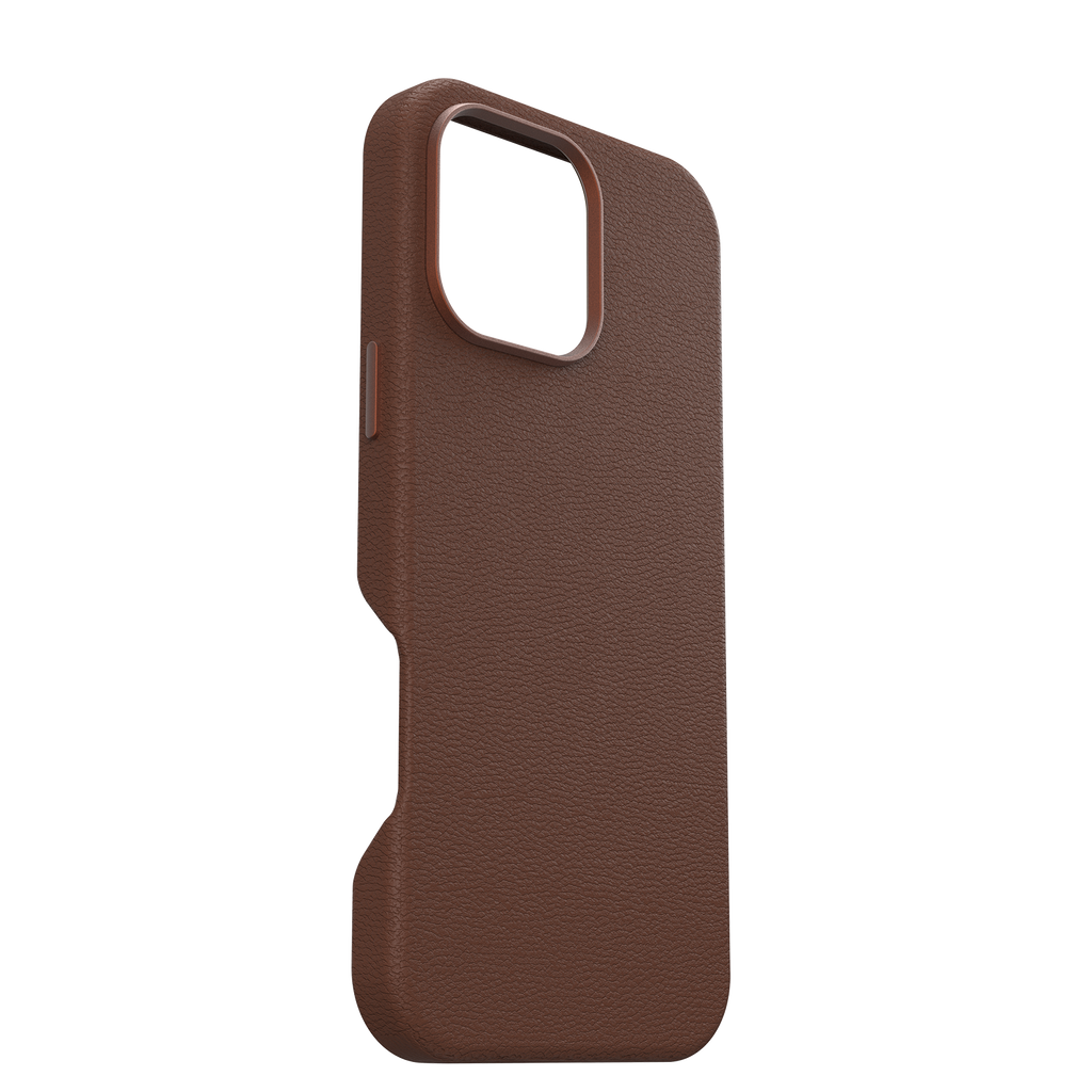 OtterBox Symmetry Cactus Leather Case for iPhone 16 Pro Max 6.9 - Rich Adobe Brown