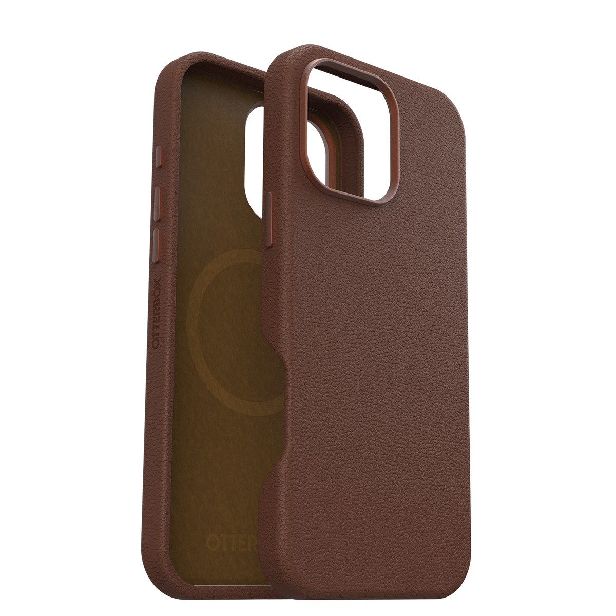 OtterBox Symmetry Cactus Leather Case for iPhone 16 Pro Max 6.9 - Rich Adobe Brown