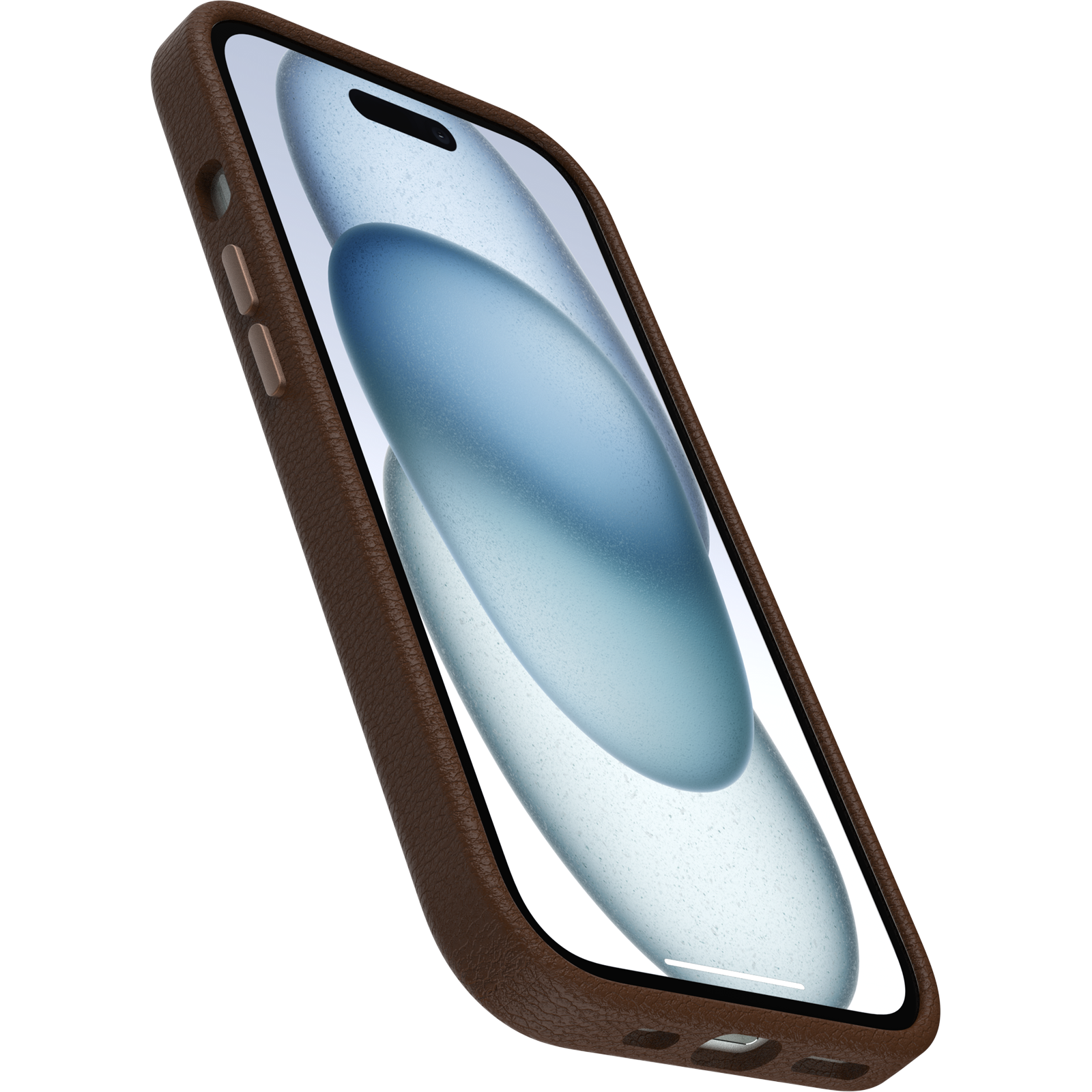 OtterBox Symmetry Cactus Leather MagSafe iPhone 15 / 14 / 13 Standard - Rich Adobe Brown