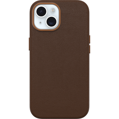 OtterBox Symmetry Cactus Leather MagSafe iPhone 15 / 14 / 13 Standard - Rich Adobe Brown