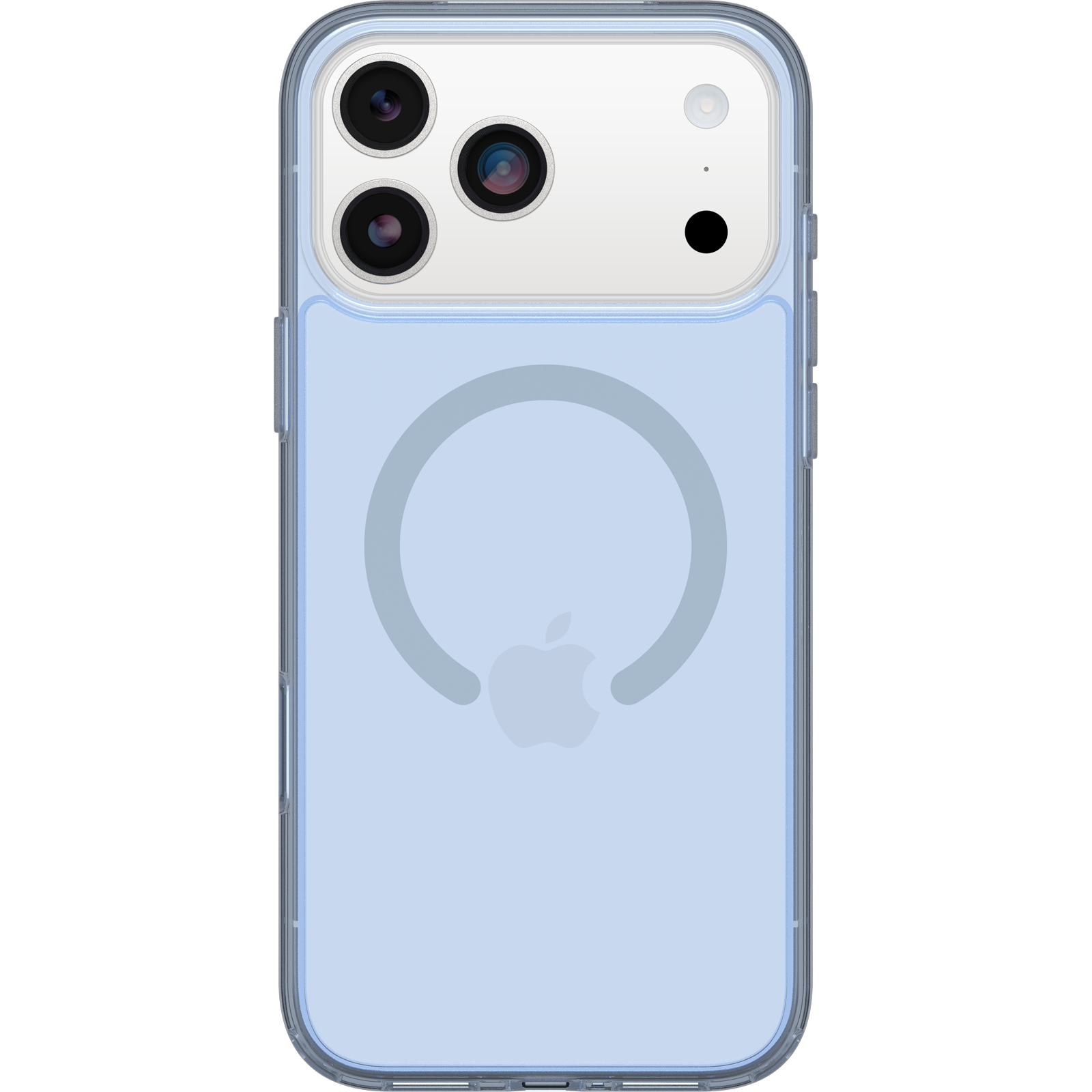 otterbox symmetry case for iphone 17 pro blue side profile