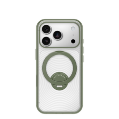 OtterBox Symmetry Stand Case for iPhone 18 Pro 6.3 - Calyx Clear Green