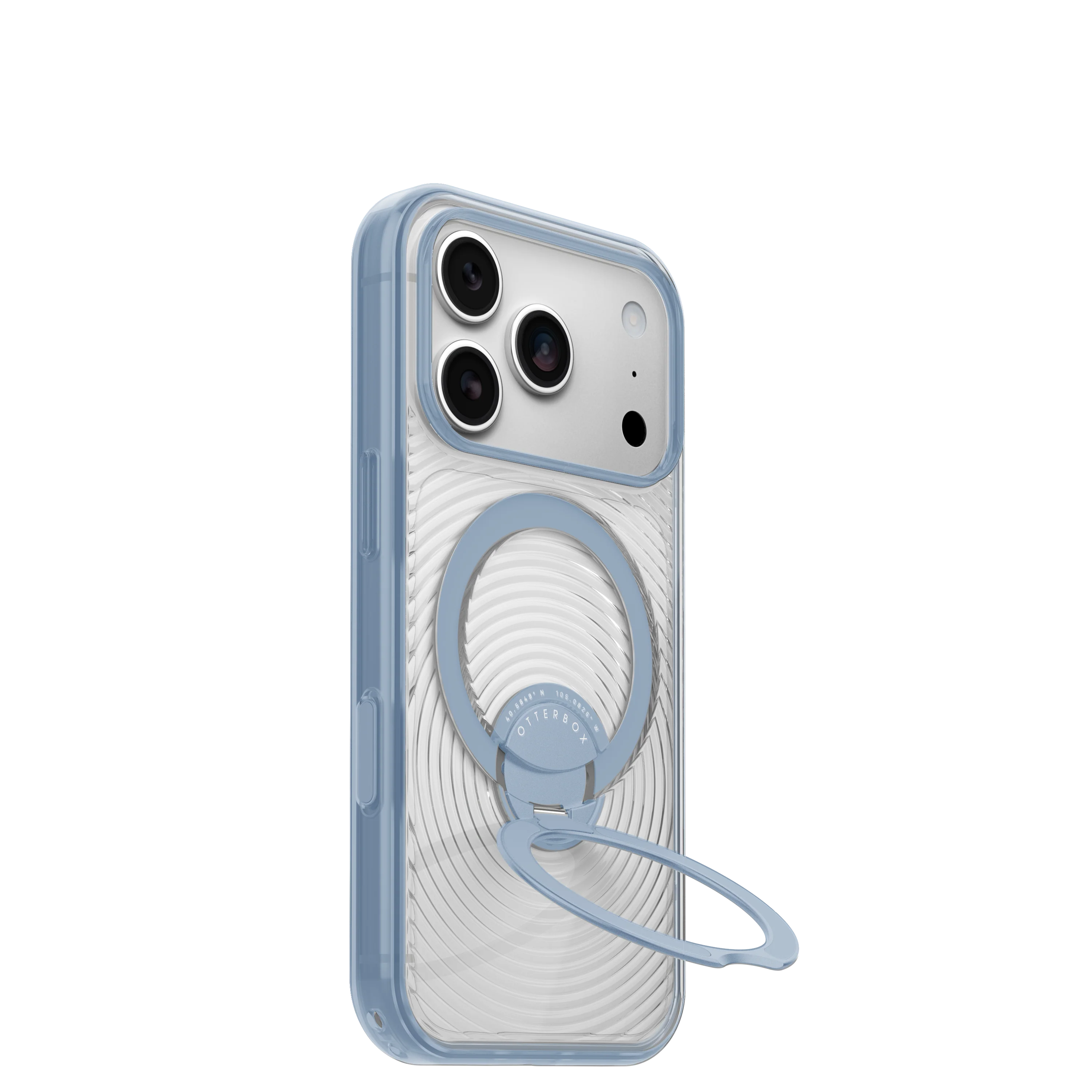 OtterBox Symmetry Stand Case for iPhone 18 Pro Max 6.9 - Aether Clear Blue