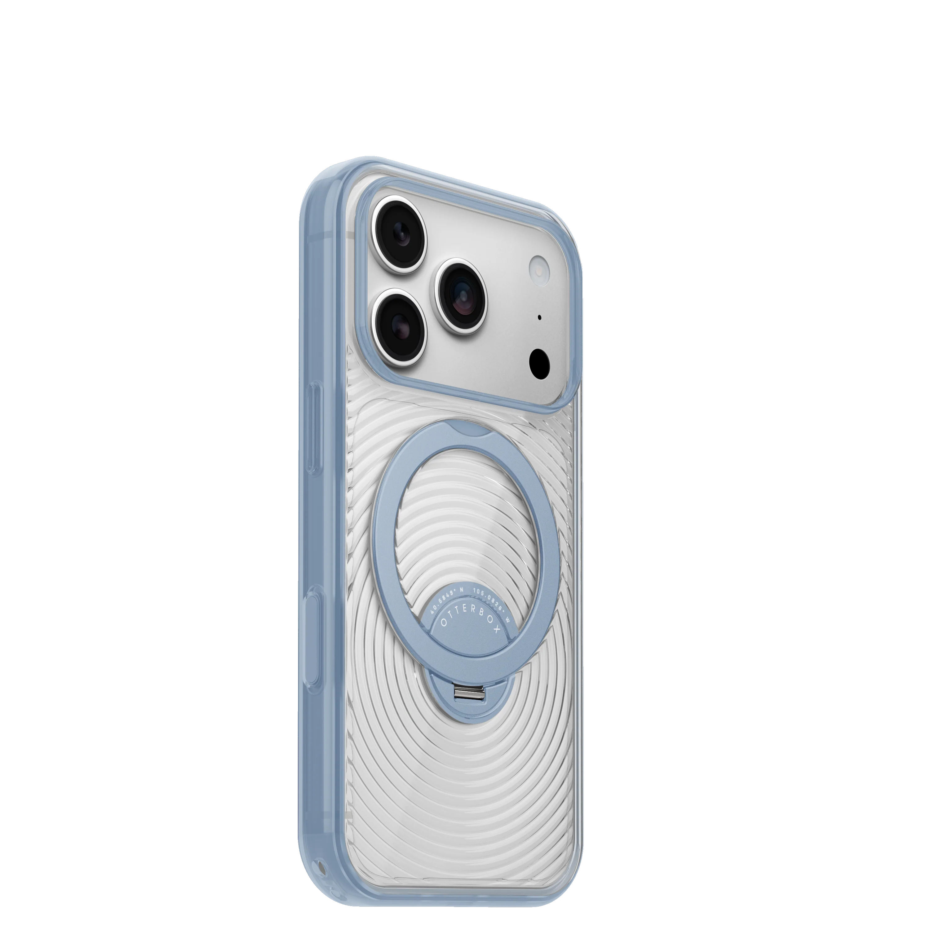 OtterBox Symmetry Stand Case for iPhone 18 Pro Max 6.9 - Aether Clear Blue