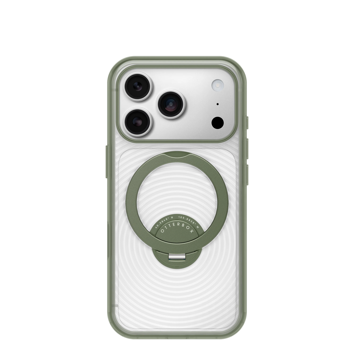 OtterBox Symmetry Stand Case for iPhone 18 Pro Max 6.9 - Calyx Clear Green