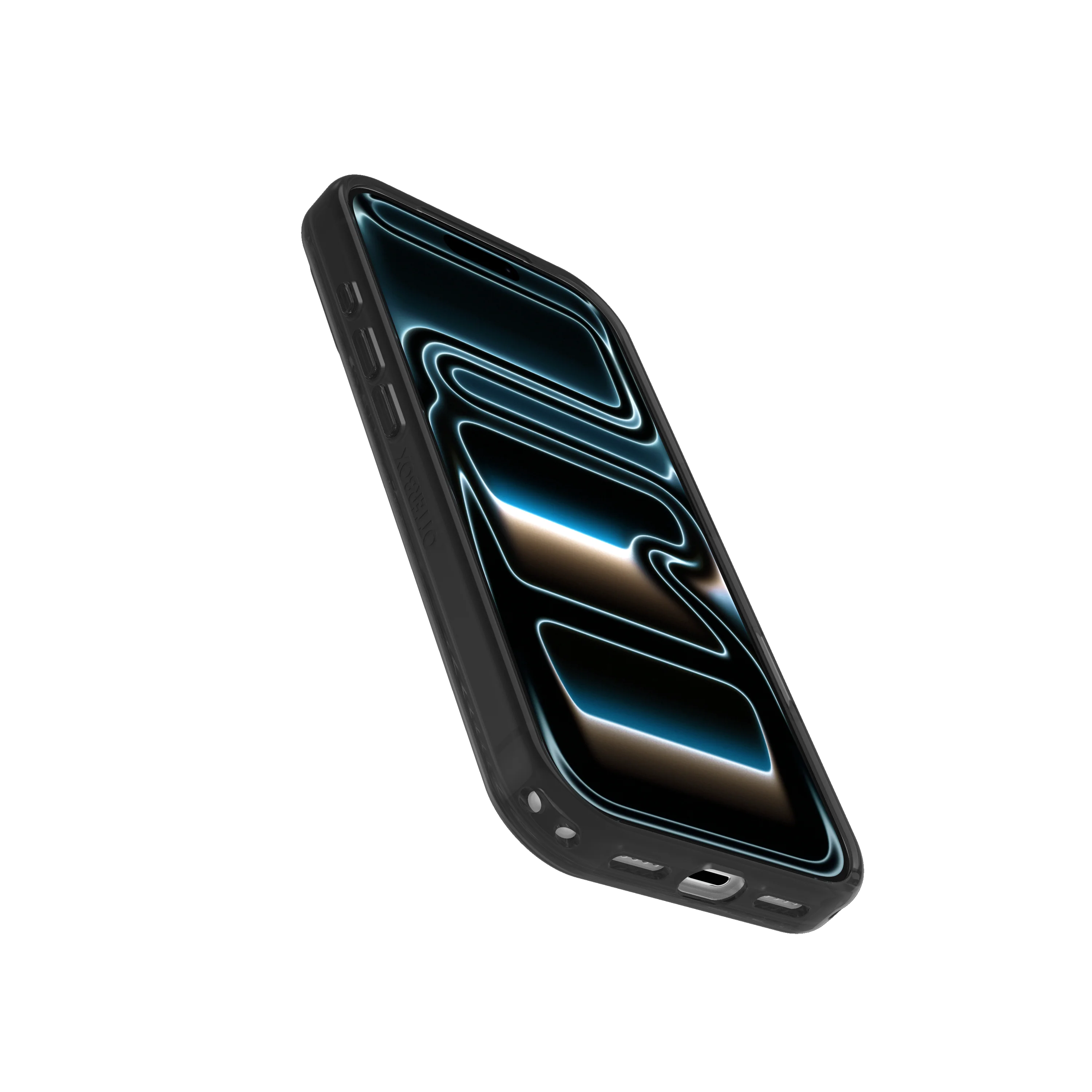 OtterBox Symmetry Stand Case for iPhone 18 Pro 6.3 - Umbra Clear Black