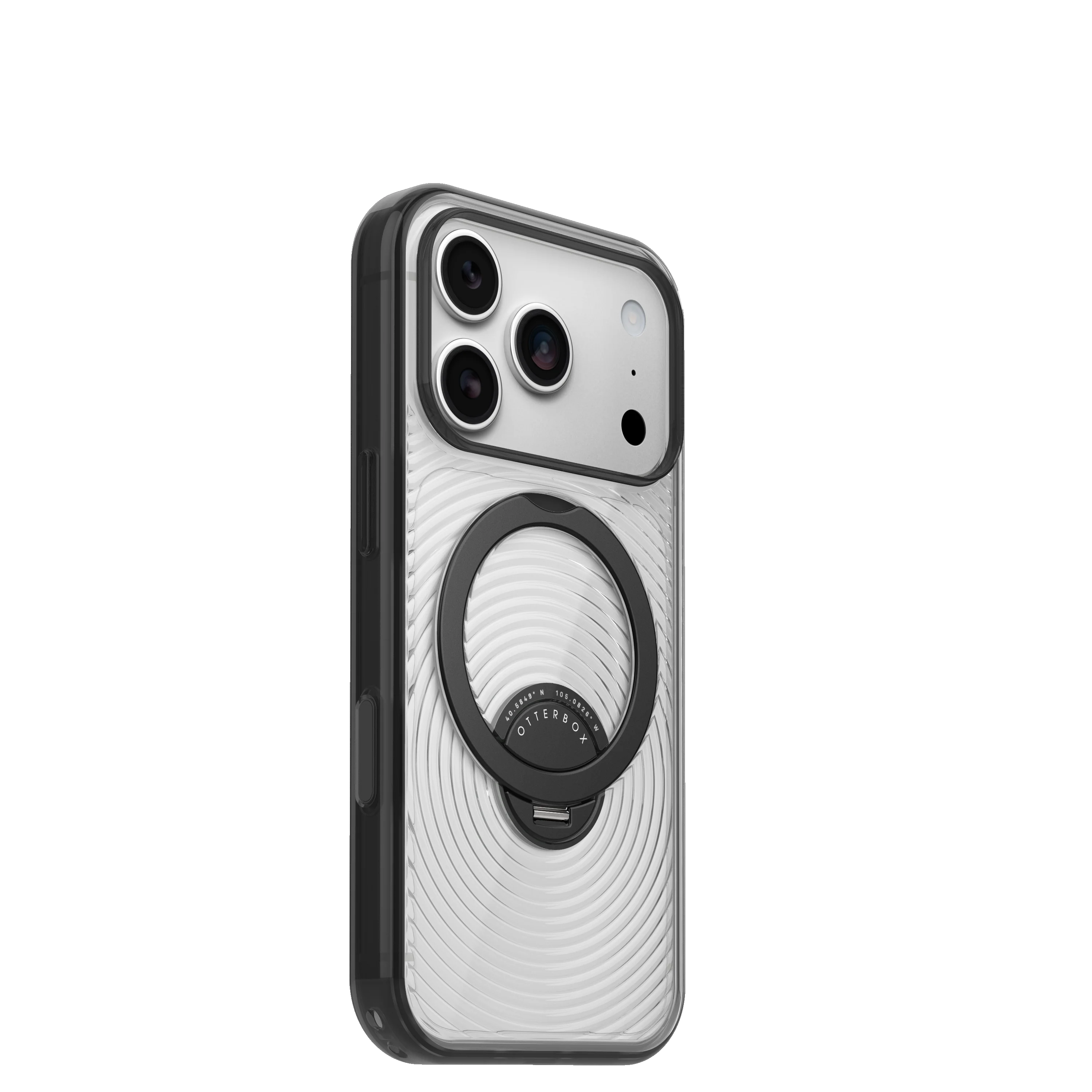 OtterBox Symmetry Stand Case for iPhone 18 Pro 6.3 - Umbra Clear Black