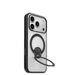 OtterBox Symmetry Stand Case for iPhone 18 Pro 6.3 - Umbra Clear Black