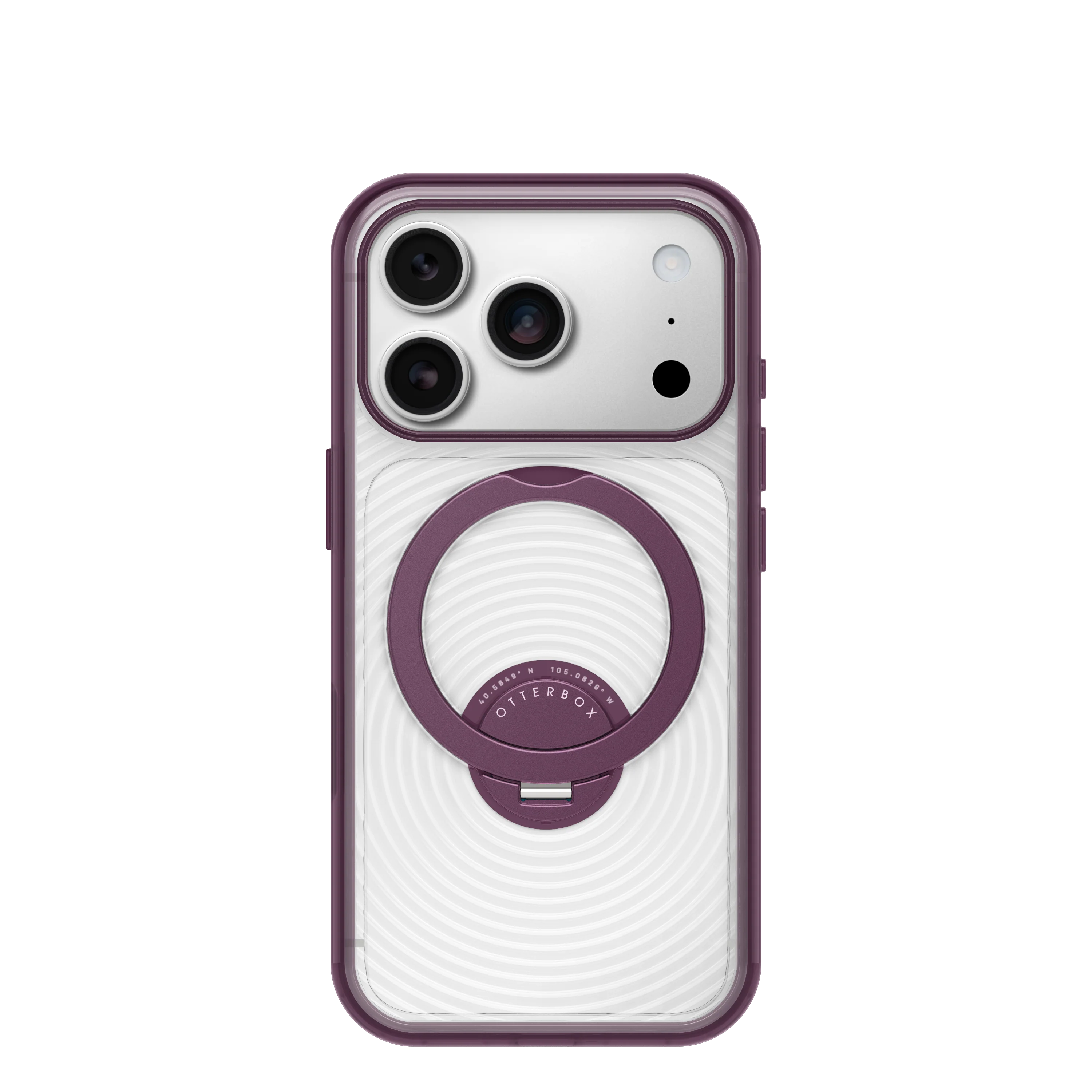 OtterBox Symmetry Stand Case for iPhone 18 Pro Max 6.9 - Vinum Clear Purple