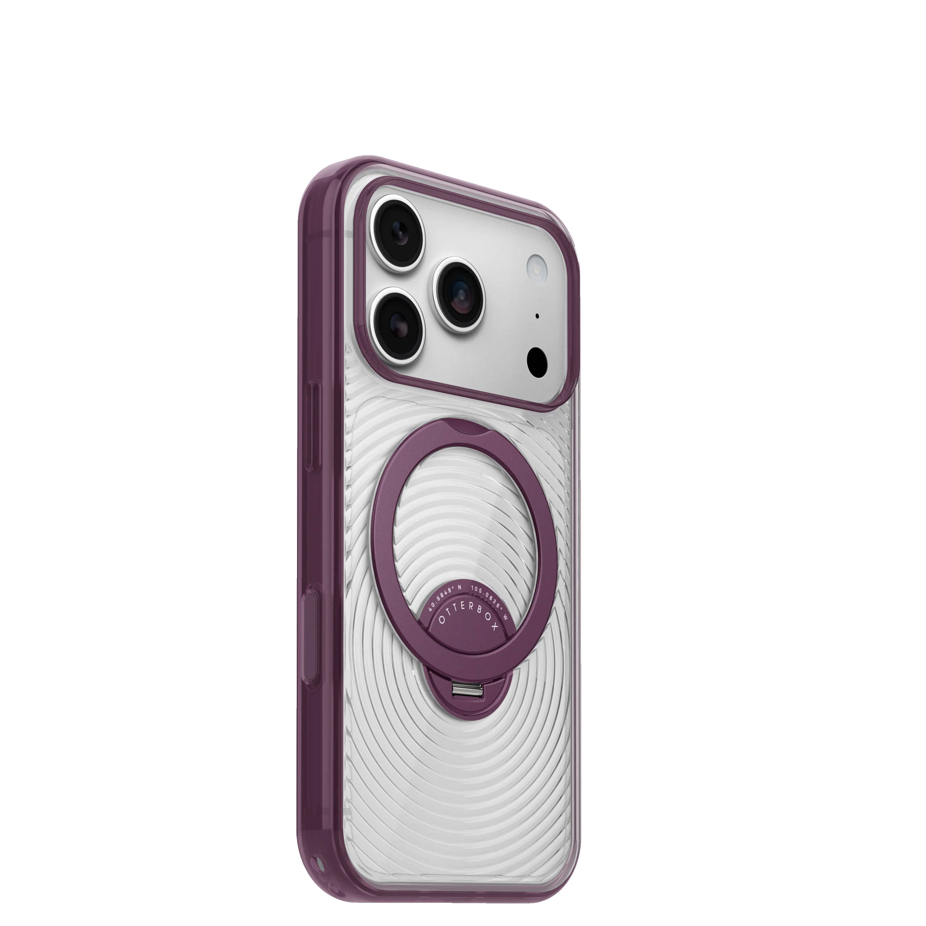 OtterBox Symmetry Stand Case for iPhone 18 Pro Max 6.9 - Vinum Clear Purple