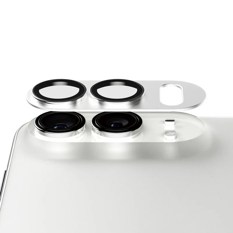 PanzerGlass Fender Camera Lens Protector for iPhone Duo - White Transparent
