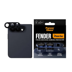 PanzerGlass Fender Camera Lens Protector for iPhone Duo - Deep Blue