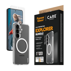 PanzerGlass CARE 3 in 1 Bundle for Samsung Galaxy S26 Standard - Clear