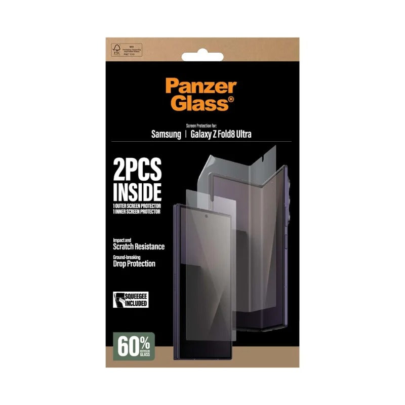 PanzerGlass Glass + TPU Film for Samsung Galaxy Z Fold 8 Ultra