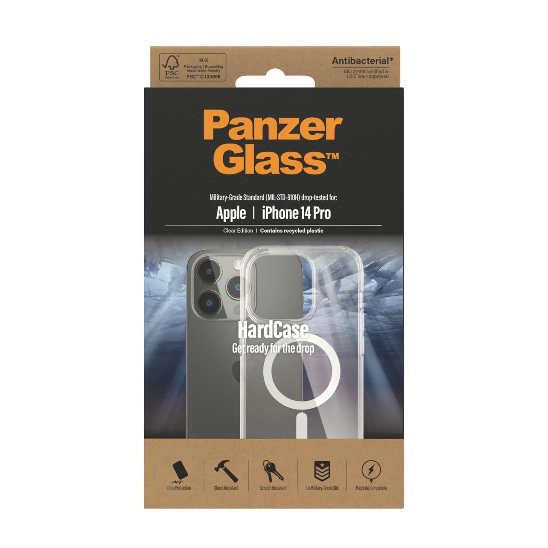 PanzerGlass HardCase MagSafe iPhone 14 Pro 6.1 inch Clear