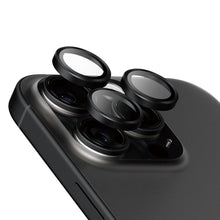 Load image into Gallery viewer, PanzerGlass Hoops Ceramic Camera Lens Protector iPhone 16 Pro and 16 Pro Max - Black