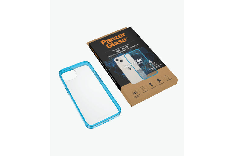 PanzerGlass ClearCaseColor Apple iPhone 13 Standard - Bondi Blue
