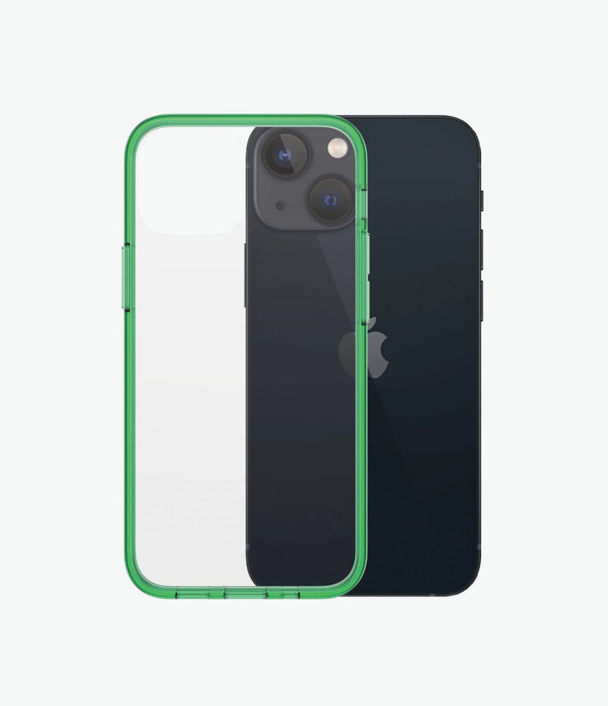 PanzerGlass Clear Case Apple iPhone 13 Mini - Lime Green