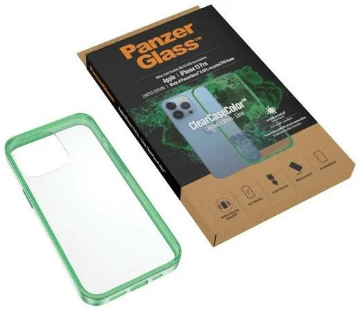 PanzerGlass ClearCaseColor Apple iPhone 13 Pro - Lime Green