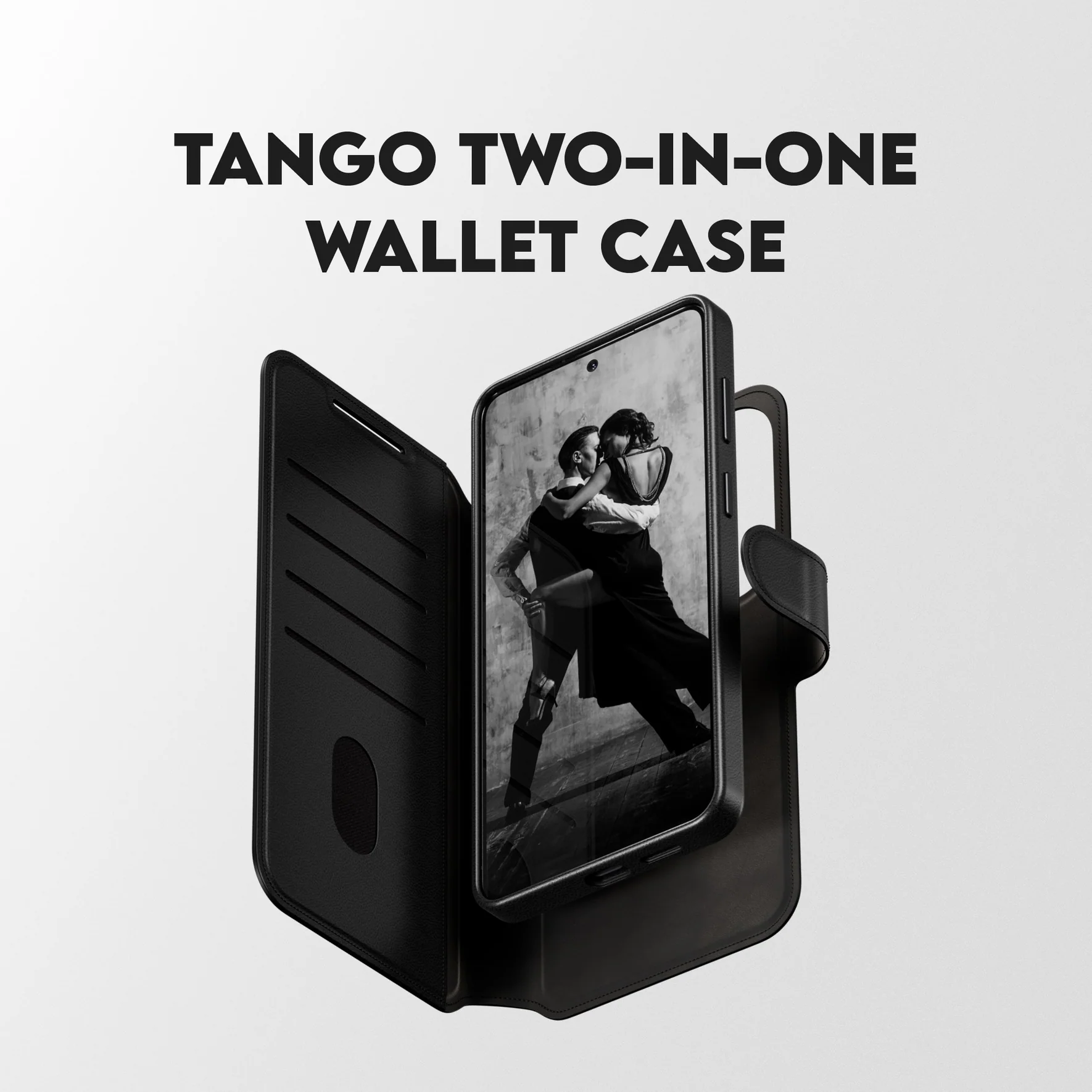 PanzerGlass Care Tango 2 in 1 Wallet Magnets Case for Samsung Galaxy S26 Standard Black