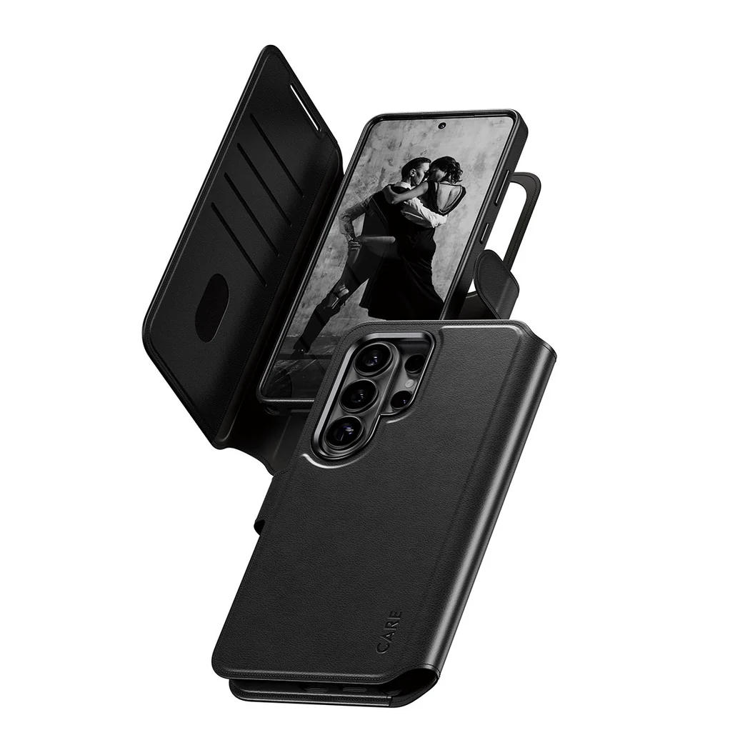 PanzerGlass Care Tango 2 in 1 Wallet Magnets Case for Samsung Galaxy S26 Ultra - Black